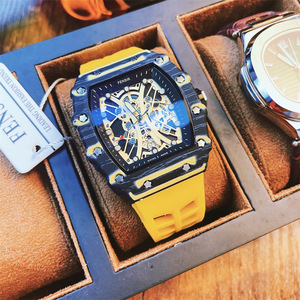 Reloj de Cuarzo FENSIR al por Mayor de Fábrica, Textura de Cebra, Doble Arco, Resistente al Agua, Luminoso, para Hombre - Product Image 5