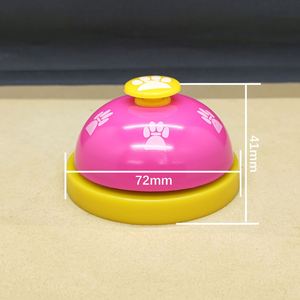 Campana de Metal Chapada en Oro con Logotipo Personalizado para el Entrenamiento de Mascotas, Base de Goma Antideslizante para el Entrenamiento y Comportamiento de Perros - Product Image 3