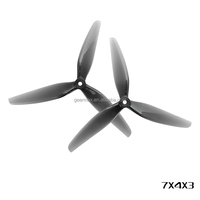 Composants de drones, hélice PC à 3 pales pour drones RC FPV Freestyle 7 pouces longue portée LR7 Cinelifter, pièces de bricolage pour HQprop 7X4X3 7040