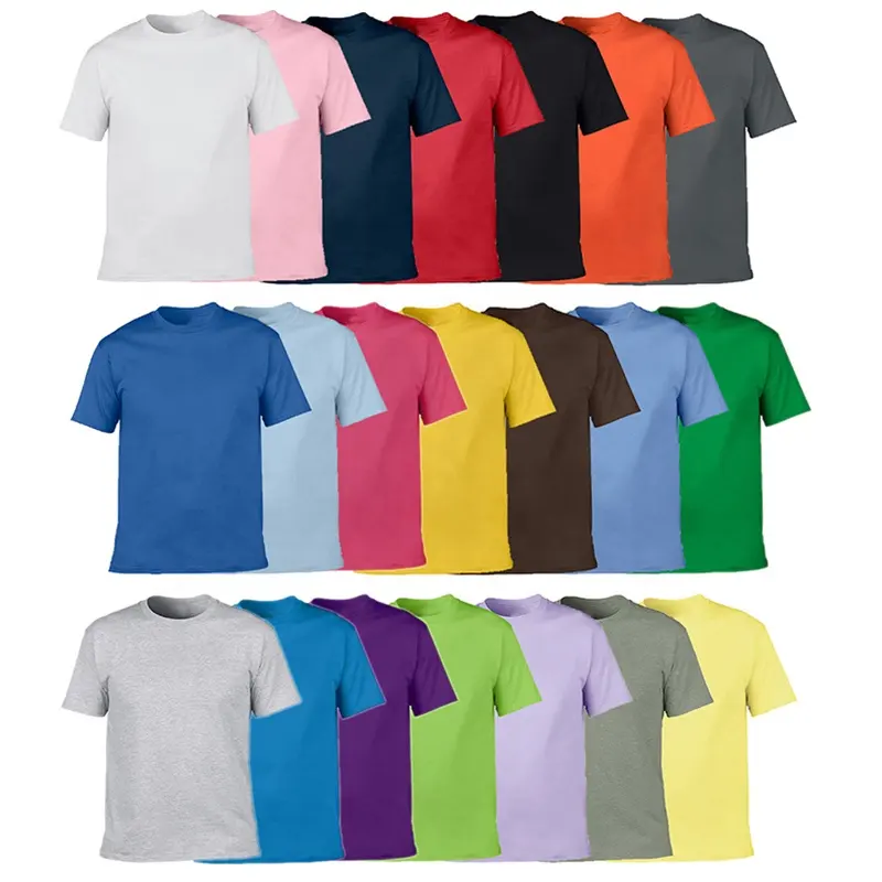 Kaus manufaktur Logo kustom kaus katun putih bercetak sekolah Akademi Kemah musim panas kaus ukuran Plus untuk pria