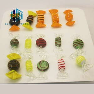 Tùy chỉnh <span class=keywords><strong>handmade</strong></span> Murano lampwork nhỏ lớn Glass Craft kẹo trang trí cho Giáng sinh trang trí - Product Image 3