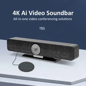 4K بالنيابة الوجه تتبع كاميرا فيديو للمؤتمرات USB التوصيل والتشغيل نظام مؤتمر الفيديو الكمبيوتر كاميرا