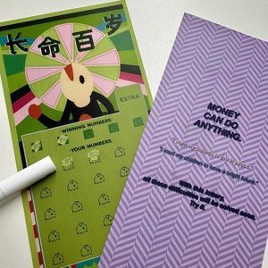 Funny Food Promotional Lottery Pack &amp; Business <strong>Card</strong> Gifts Digital <strong>Printing</strong> <strong>Scratch</strong> <strong>Card</strong> Design for Business Win - Product Image 6