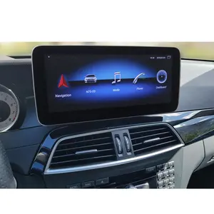 Cartrend pantarla android W204 facelift 触摸屏 4G RAM GPS 导航单元梅赛德斯 C 级多媒体 W205 头单元收音机