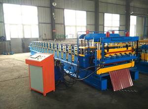 ماكينة من الزنك بطبقة مزدوجة ، ماكينة بلاط السقف المجلفن المموج IBR - Product Image 6