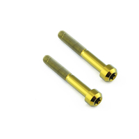 Kit de boulons en titane OEM DIN912 standard M5x12mm et M5x15mm, boulons Torx à tête parapluie hexagonale Gr5 pour pièces de moto et de vélo