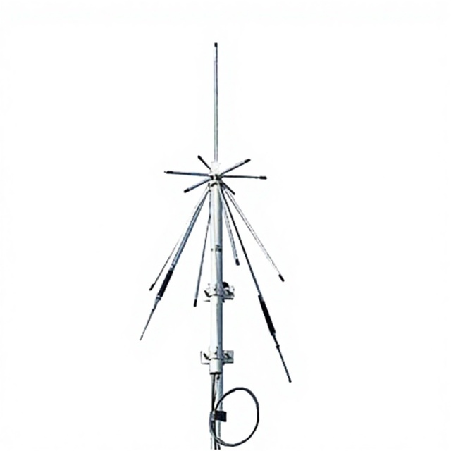 FM/VHF/UHF/GSM Full Band 100~1000MHz Ultra Wideband Communication Discone Antenna 150W Max Power 3.5dBi Gain 2:1 VSWR