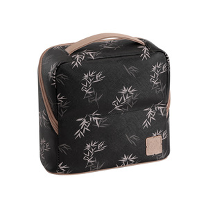 Cosmetic Bag With Bamboo Pattern Large Capacity Soft Handle Travel <b>Makeup</b> <b>Case</b> For Women Everyday Use Spring 2025 - Product Image 1