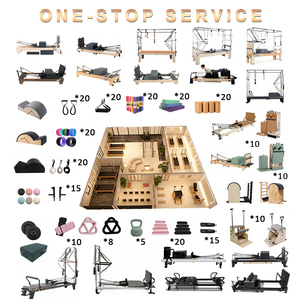 Commerciële Nieuwe Design Pilates Megeformer Yoga Trainingsbed van Zwart Aluminium EVO Apparatuur Pilates Machine - Product Image 5