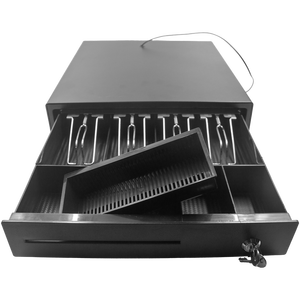 Caja Registradora de Metal/Acero de Alta Calidad con Cinco Compartimentos <span class=keywords><strong>para</strong></span> <span class=keywords><strong>Billetes</strong></span> <span class=keywords><strong>y</strong></span> Seis <span class=keywords><strong>para</strong></span> <span class=keywords><strong>Monedas</strong></span> - Product Image 6