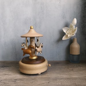 Carillon <span class=keywords><strong>in</strong></span> <span class=keywords><strong>Legno</strong></span> Fatto a Mano Creativo con <span class=keywords><strong>Giostra</strong></span> Rotante e Ballerina, Regalo di Compleanno Personalizzato per Ragazzi e Ragazze - Product Image 3