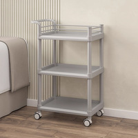 Chariot de rangement mobile professionnel multifonctionnel pour salon de beauté, spa et salle de bain