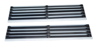 Diffuseurs linéaires carrés modernes en alliage d'aluminium pour conduits de ventilation – Idéaux pour les salles à manger d'hôpitaux, économie d'énergie