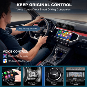 Mise à Niveau Sans Fil Apple CarPlay Android Auto pour Écran d'Origine des Systèmes <span class=keywords><strong>MIB</strong></span> <span class=keywords><strong>2</strong></span> et MMI 3G A4 A4L A5 Q5L - Product Image 4