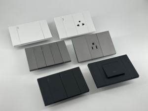Nouvelle conception, interrupteur mural et prise à grand panneau de couleur noire, prise thaïlandaise, appareil domestique pour produits électriques - Product Image 6