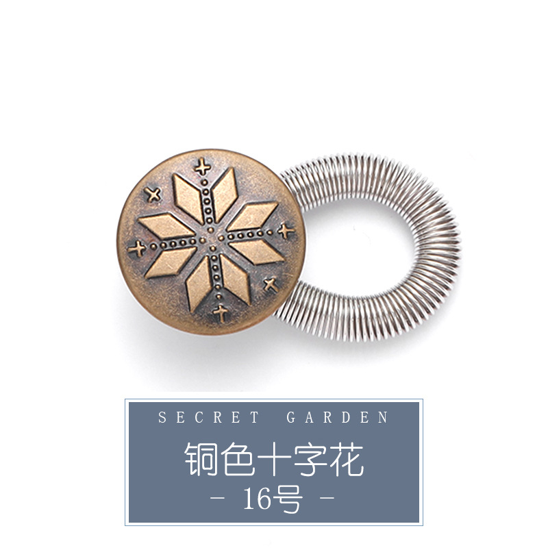 N &deg; 16 [fleur croix de cuivre] * rond