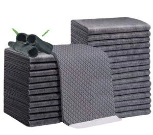 Dog <b>Pee</b> <b>Pad</b> Puppy <b>Pads</b> Black Charcoal Pet Training <b>Pads</b> - Product Image 5