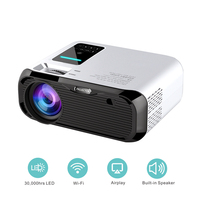 Projecteur LED LCD E501H Home Cinéma 1080P HD avec Android 9.0, prise en charge USB 4K, stéréo HIFI portable pour l'enseignement et les réunions