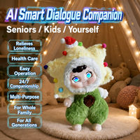 OEM ODM HongRuiKe Compagnon IA, Jouet en peluche éducatif amusant, Animal électronique avec yeux expressifs, Poupée en peluche 30cm pour enfants