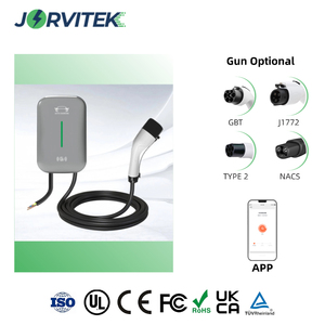 เครื่องชาร์จรถยนต์ไฟฟ้าแบบติดผนัง รุ่นใหม่ 16A 32A รองรับ OCPP2.0 มาตรฐาน IP65 ชาร์จเร็ว สำหรับใช้ในบ้าน กำลังไฟ 7/<span class=keywords><strong>11</strong></span>/22 กิโลวัตต์ สำหรับรถยนต์ไฟฟ้า - Product Image 1