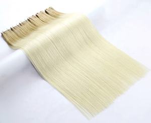 Extensions de cheveux humains en ruban adhésif double trame, vierges, invisibles, de qualité Remy, fabriquées en Chine, pour des cheveux à double face, cuticules alignées de manière unique - Product Image 5