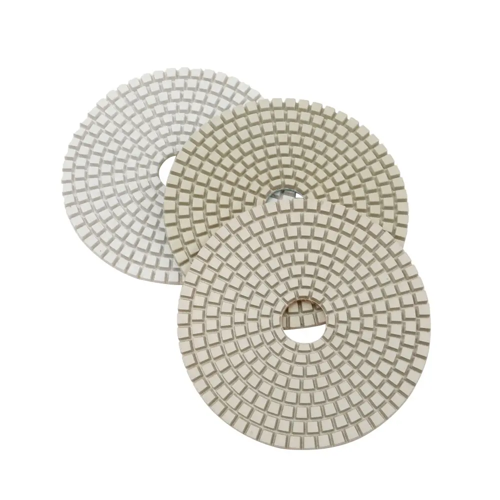 Economische 3 Stappen Natte Diamant Polijstpads 4 Inch 2024