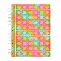 Cuaderno Espiral de Silicona con Diseño de Dibujos Animados al por Mayor, Diario con Adornos Divertidos, en Stock