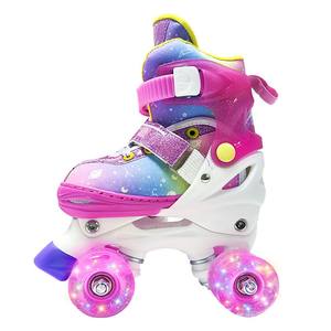 Chacka <span class=keywords><strong>Wala</strong></span> Juta de patinaje para niños, rueda de goma con freno, rueda Rosa intermitente, patín en línea - Product Image 2