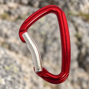 Mosquetón de Aluminio con Abertura Curva 24kN Anodizado 24mm 40g 99mm para Escalada, Fabricado Según Norma EN 12275 UIAA HM A750KNB OEM Taiwán - Product Image 6