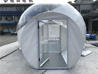 Tente bulle gonflable transparente de haute qualité, vente en gros, dôme pour hôtel, livraison gratuite