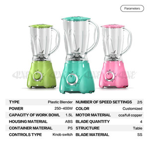 Batidora eléctrica con soporte <span class=keywords><strong>de</strong></span> mesa, <span class=keywords><strong>vaso</strong></span> <span class=keywords><strong>de</strong></span> plástico <span class=keywords><strong>de</strong></span> vidrio, para frutas heladas, precio barato, Oem - Product Image 3