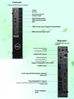 Untuk OptiPlex 7010 Mini Host generasi 14-core I3 I5 I7 I9 portabel DDR4 komputer Desktop Mini dengan Status baru