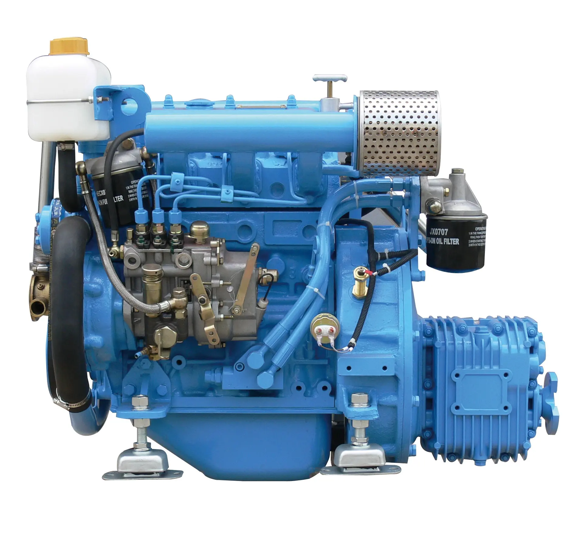 Motor diesel marinho TDME-385 potência de 3 cilindros 32hp com caixa de engrenagens de barco td025