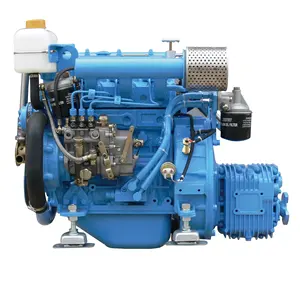 Motor diesel marinho TDME-380 3 cilindros 27hp potência com caixa de engrenagens de barco td025