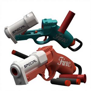 Cross-border Plastic Boys Goblin Spray Soft <strong>Bomb</strong> Launcher Children's Simulation Shellable for Manual Lopper Robbery Model - Product Image 1