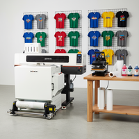 Imprimante DTF Commerciale 60 cm pour Vêtements et Textiles avec Système de Circulation d'Encre Blanche