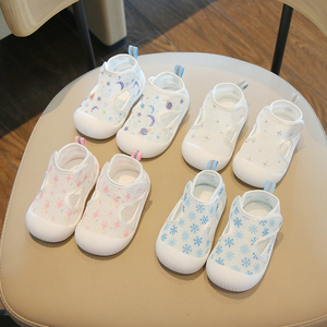 Summer Breathable Air Mesh Kids Sandals 1-4T Baby Unisex Casual <b>Shoes</b> Anti-slip <b>Soft</b> Sole First Walkers Infant Lightweight <b>Shoes</b> - Product Image 5
