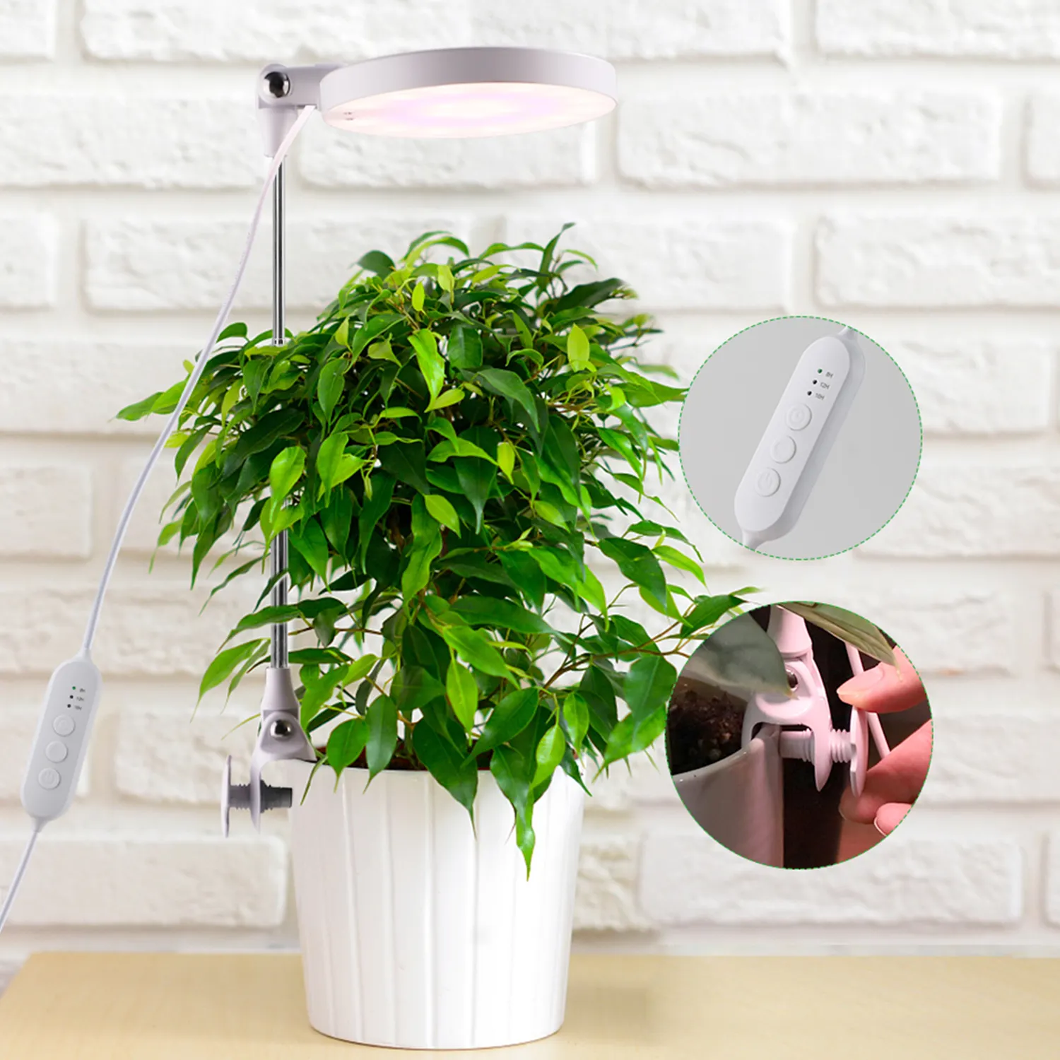 Planter mate pot smart light dimmable height adjustable led indoor smart garden micro kit grow indoor garden herb grower light