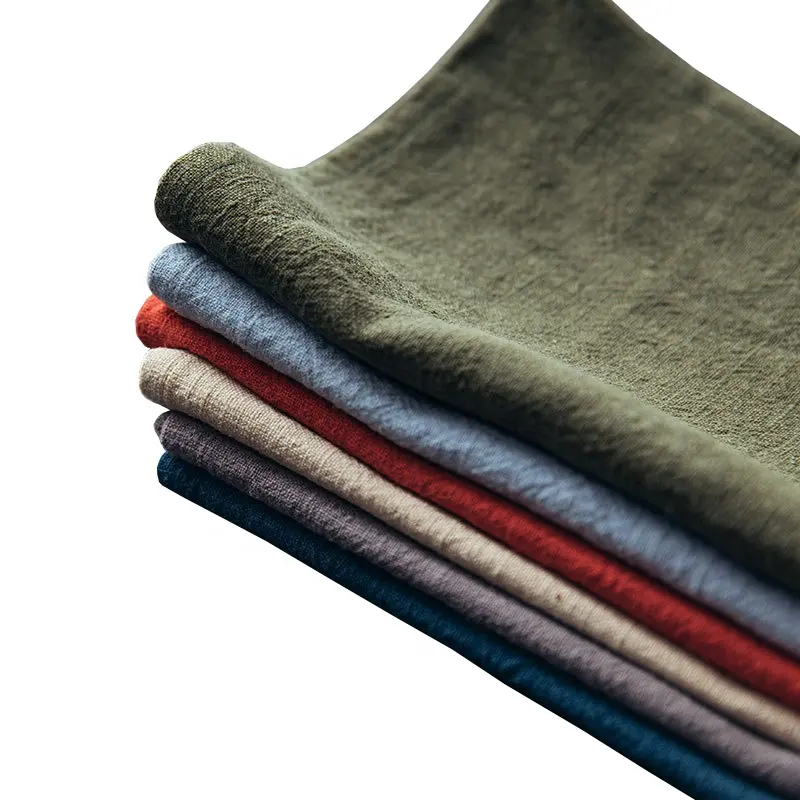 Wholesale hot selling promotional cotton linen blend solid color kitchen tea towel