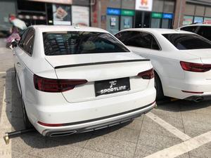 Spoiler posteriore del bagagliaio per <span class=keywords><strong>Audi</strong></span> <span class=keywords><strong>A4</strong></span> B9 Sline S4 <span class=keywords><strong>Sedan</strong></span> 2017 2018 <span class=keywords><strong>2019</strong></span> presa di fabbrica in fibra di carbonio posteriore tronco Spoiler ala di coda - Product Image 4