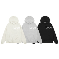 Ensemble de survêtement streetwear en coton tricoté de haute qualité, sweat à capuche épais et joggers personnalisés, tenues décontractées de printemps