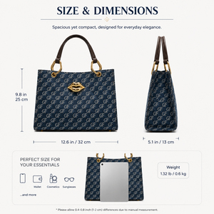 Bolso de Mano para Mujer, de Cuero PU, Tipo Tote, Estructurado, con Asa Superior, Gran Capacidad, para Uso Diario, Trabajo, Viajes, a la Moda - Product Image 6