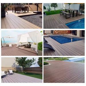 SHENGCHENG - Tarima de Madera y Plástico Resistente a los Rayos UV e Impermeable, Antideslizante, para Terrazas Exteriores, Tarima de WPC Coextruido - Product Image 6