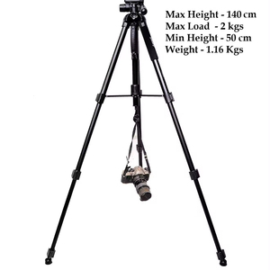 Venta al por mayor Jmary KP2234 rojo azul negro portátil ligero 57 pulgadas profesional trípode de aluminio para cámaras DSLR - Product Image 5