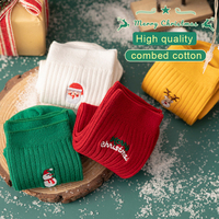 Chaussettes tricotées respirantes antidérapantes pour femmes, en coton confortable et amusant, nouvelle collection hiver, Noël, haute qualité