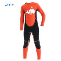 JYF Vente en gros de nouveaux produits : Combinaison de plongée pour enfants en néoprène orange 2,5 mm, matière saine