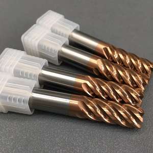 CNC Machine outils de coupe de métal HRC55 enduit 2/3/4/5/6 flûte carbure monobloc coin rayon fraises pour acier, fonte - Product Image 5