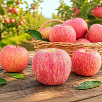 Chinese Fuji Red Delicious Sappige Verse Appels Graad 1 Shandong Zoete Smaak Vitamine Fabriek Outlet