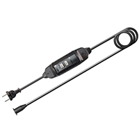 Protecteur de fuite GFCI standard UE/US, prise de sécurité portable pour tapis de dégivrage au graphène
