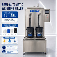 Machine de remplissage pneumatique antidéflagrante de 1L pour détergent lessive et solvants inflammables – Machine de remplissage pneumatique de précision